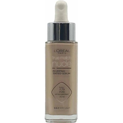 L'Oréal True Match Nude Plumping Tinded Serum 30 ml Тониращ крем 0.5-2 Very Light