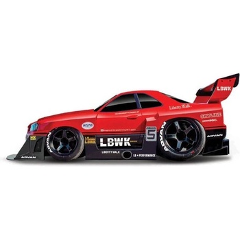 Maisto - Muscle Machines - Liberty Walk 1999 Nissan Skyline GT-R R34, 1: 64