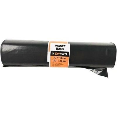 ENPRO Pytel na odpad 35μm 120 l 25 ks role černý