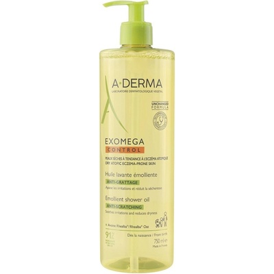 A-Derma Exomega Control Zvláčňující sprchový olej 750 ml