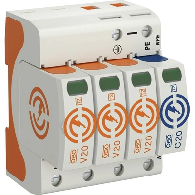OBO Bettermann 5095253 V20-3+NPE-280 zvodič prepätia 20 kA 1 ks