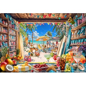 Bluebird Puzzle - Puzzle View on the Beach - 1 000 piese