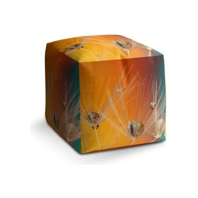 Sablio Taburet Cube Odkvetlé pampelišky 2: 40x40x40 cm