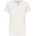 Kariban v-neck k381 / Дамска тениска с къс ръкав - бяла s (20k38100101)