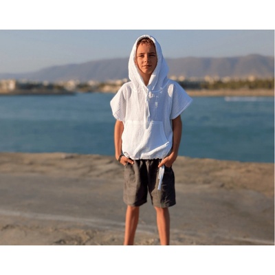 Nelly Dětské kraťasy tmavě šedé