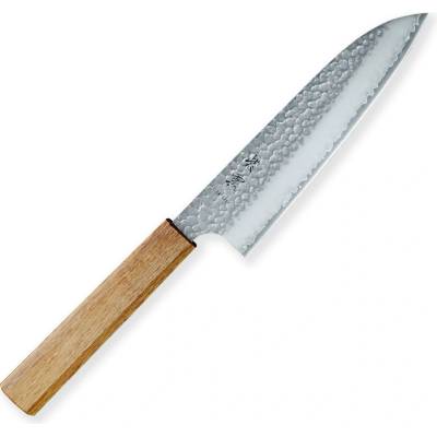 Kanetsugu Japan nůž Santoku SHIUN VG 2 3 layers japanese OAK 170 mm