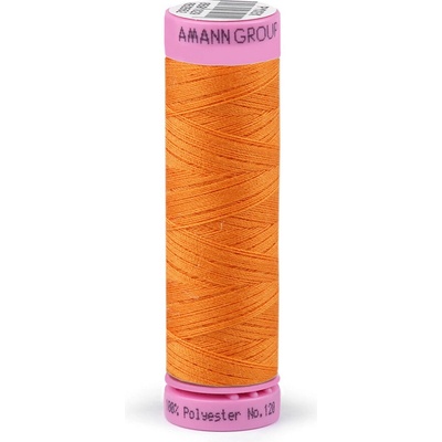 Stoklasa Polyesterové nitě návin 100 m Aspo Amann Balení: 5 ks, Varianta: 0122 Orange Peel 0122 Orange Peel