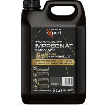 Impregnace na betonu a zámkovou dlažbu Budowlany Expert 5 l grafitová