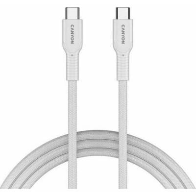 Canyon CND-CCAP60AB10W USB-C - USB-C 1m bílý 10W)