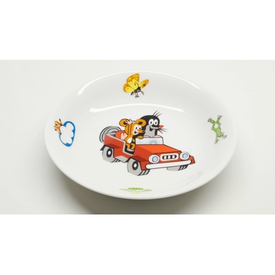 THUN Talíř hluboký Krtek autíčko 20 cm – Zboží Dáma