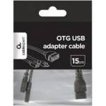 Gembird A-OTG-AFBM-04 Gembird USB 2.0 Cable OTG AF -> USB micro BM + USB micro BF (power supply)