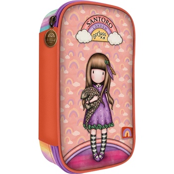 Santoro Ученически несесер с пособия Santoro Gorjuss - Be Kind To All Creatures, с 1 цип (1046GJ13)