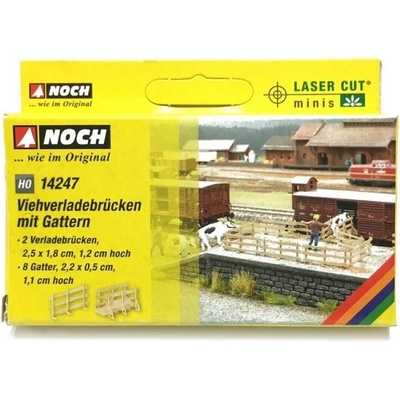 NOCH Nakládací rampa s ohradou dřevěná NO14247 NO14247