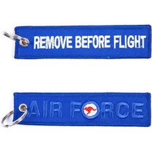 Prívesok na kľúče Fostex Remove before flight Air Force modrý