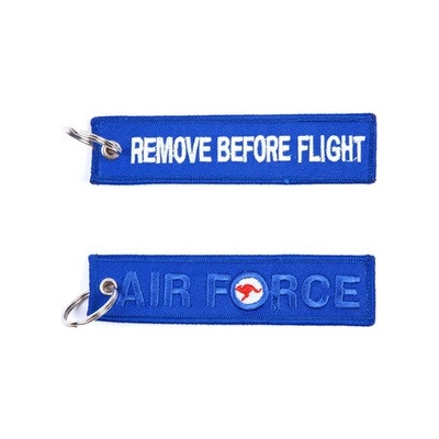 Prívesok na kľúče Fostex Remove before flight Air Force modrý