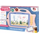 HM Studio Kreslící tabulka rybka 2 v 1 oboustranná