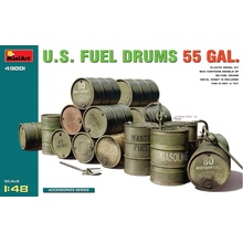 MiniArt U.S. Fuel Drums 55 Gal. 1:48