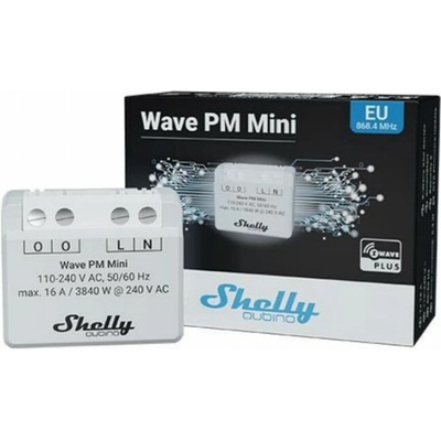 Shelly Wave PM Mini, merač spotreby, Z-Wave - SHELLY-WAVE-PM-Mini-1622