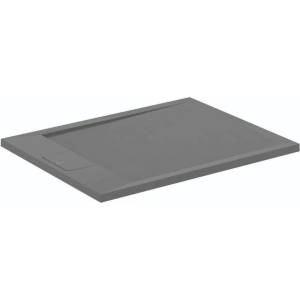Ideal Standard i. life Ultra Flat S правоъгълно душ корито, асфалтово сиво, 90x70 см (T5237FS)