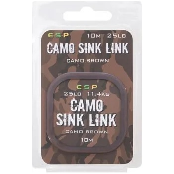 ESP Шарански повод - ESP CAMO SINK LINK - 10m/25lb (ELCSLxx025)
