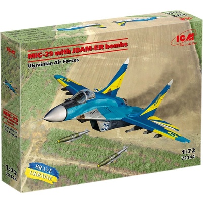 ICM MiG-29 of Ukrainian Air Forces with JDAM-ER bombs 1/72