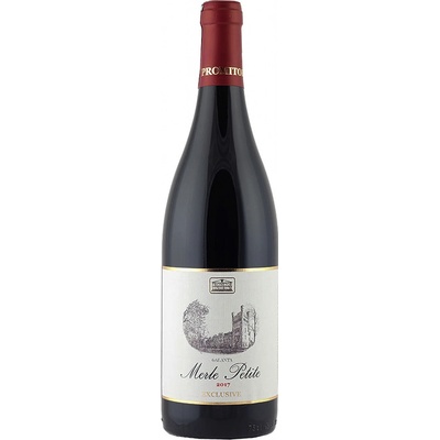 Promitor Vinorum Merle Petite Merlot červené 16% 0,75 l (čistá fľaša)