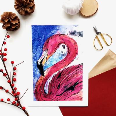ePipí Plakát A4 - Plameňák