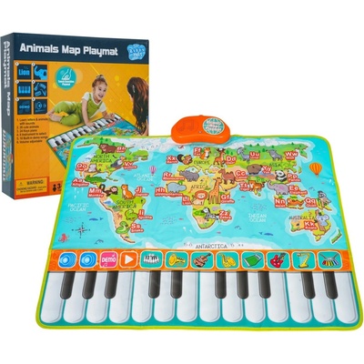 Mamido Hudobná a vzdelávacia podložka s klavírom a zvieratkami