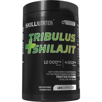 Skill Nutrition Tribulus + Shilajit | with Zinc, Boron & Selenium [120 капсули]