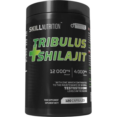 Skill Nutrition Tribulus + Shilajit | with Zinc, Boron & Selenium [120 капсули]