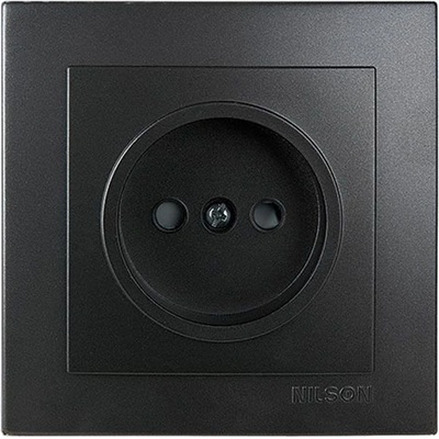 NILSON Контакт единичен Nilson Alegra - черен (175466)
