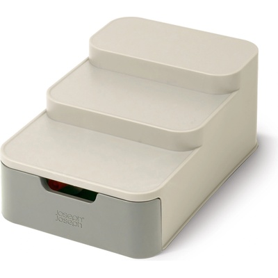 Joseph Joseph Органайзер за шкафове Duo триетажен с чекмедже сив (851657)