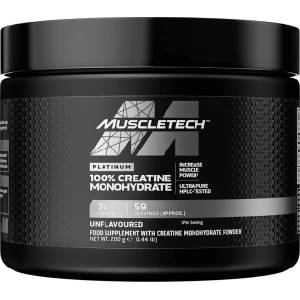 MuscleTech Platinum 100% Creatine Monohydrate, 200 Grams