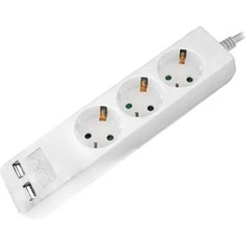 V-TAC 3 Plug + 2 USB 1,5 m (8774)