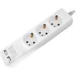 V-TAC 3 Plug + 2 USB 1,5 m (8774)