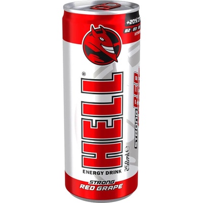 Hell energetický nápoj Red Grape 250 ml