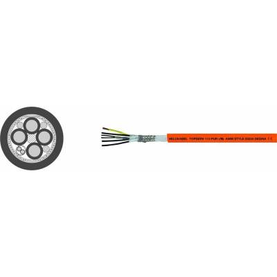 Helu TOPSERV® 113 707232 servo kábel 4 G 6 mm² + 2 x 1 mm² 100 oranžová