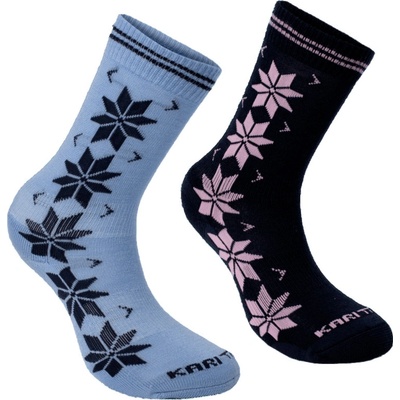 Kari Traa dámske ponožky Vinst Wool Socks 2Pk modrá