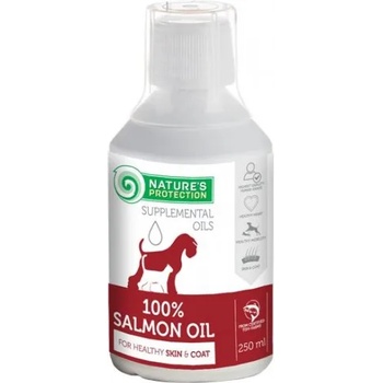 Nature's Protection Nature's Protection Salmon Oil - 100% Олио от сьомга, за кучета и котки, Литва - 250 мл