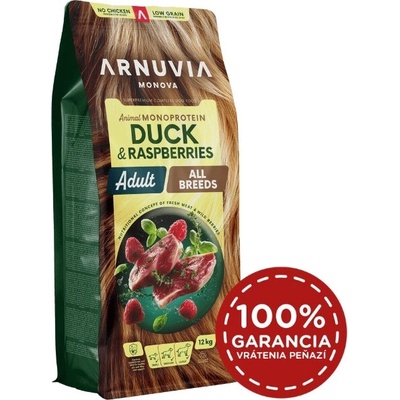 Arnuvia Monova Dog Adult All Breeds Duck & Raspberries 12 kg