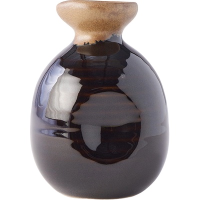 MIJ Láhev na saké 350 ml hnědá / černá