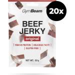 GymBeam Сушено месо Beef Jerky 20 x 50 g оригинален