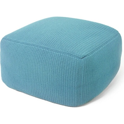 FISCHER MÖBEL Záhradná taburetka POUF 2922, pletená, štvorcová