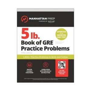 5 lb. Book of GRE Practice Problems (ISBN: 9781506295305)