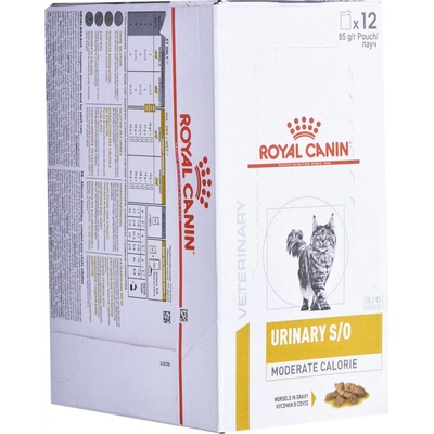 Royal Canin VD Cat Urinary S/O Moderate Calorie 12 x 85 g