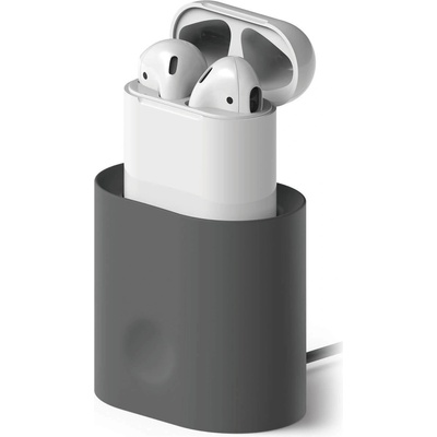 elago Док станция за зареждане на Apple Airpods - Elago Airpods Charging Station (тъмносива) (EST-AP-DGY)