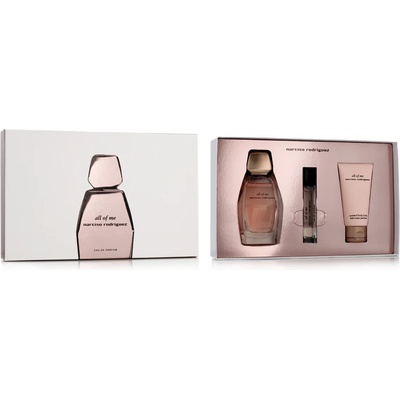 Narciso Rodriguez All Of Me комплект за жени Eau de Parfum 90 ml + Парфюмна вода миниатюра 10 ml + Л опция White Cover with Bottle