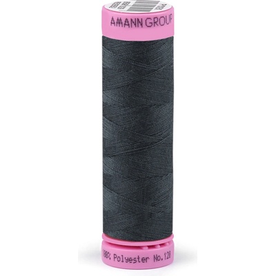 Polyesterové nitě návin 100 m Aspo Amann Varianta: 1284 Pirate Black, Balení: 5 ks