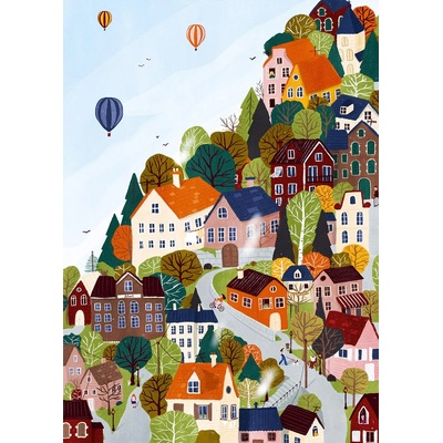 Pieces & Peace - Puzzle Forest City - 1 000 piese