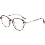 Techsuit Очила за компютър Techsuit Premium Anti-Blue Light Glasses Reflex PC (TM1062) - унисекс, Browline - Прозрачен кафяв